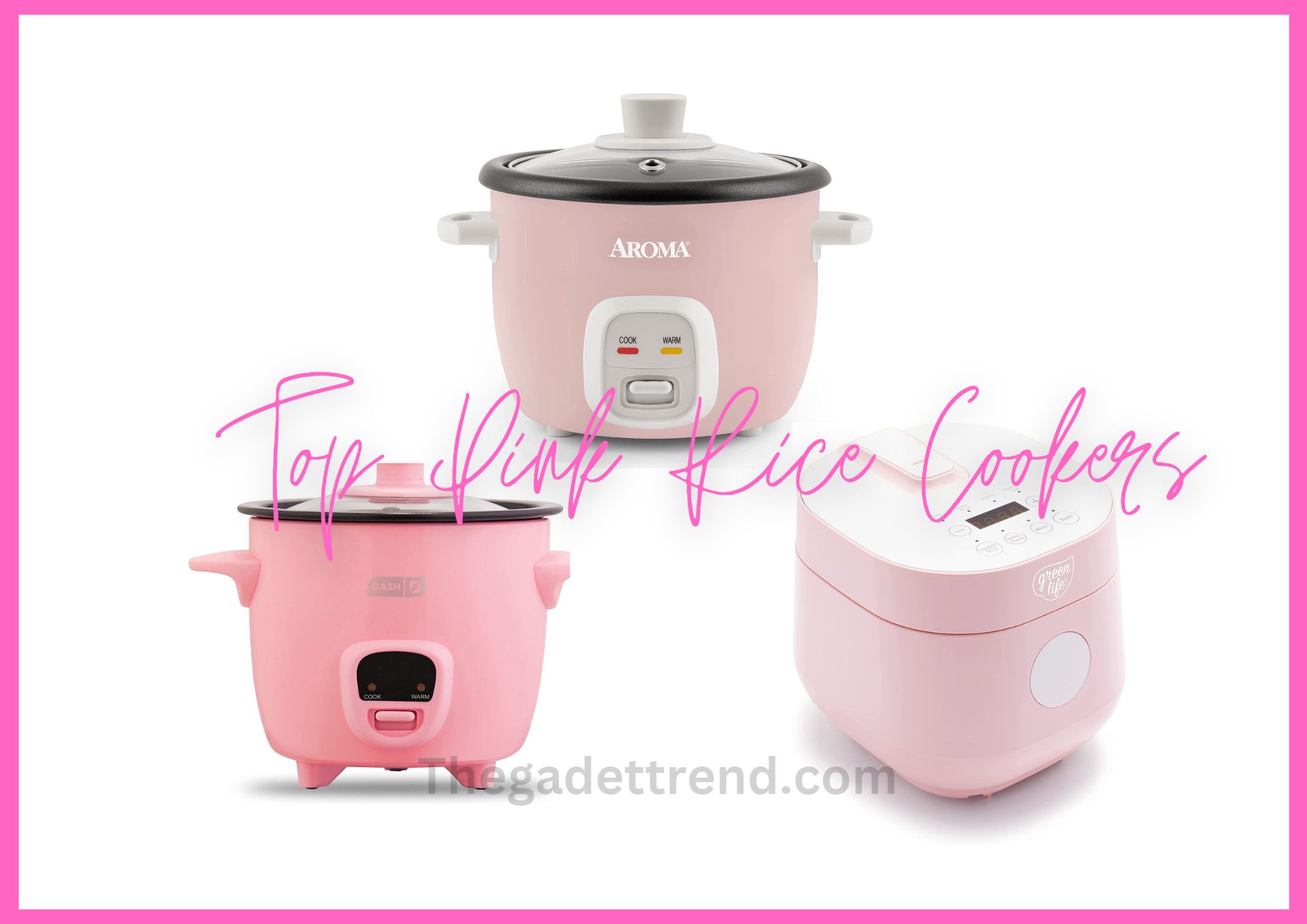 Pink Rice Cooker
