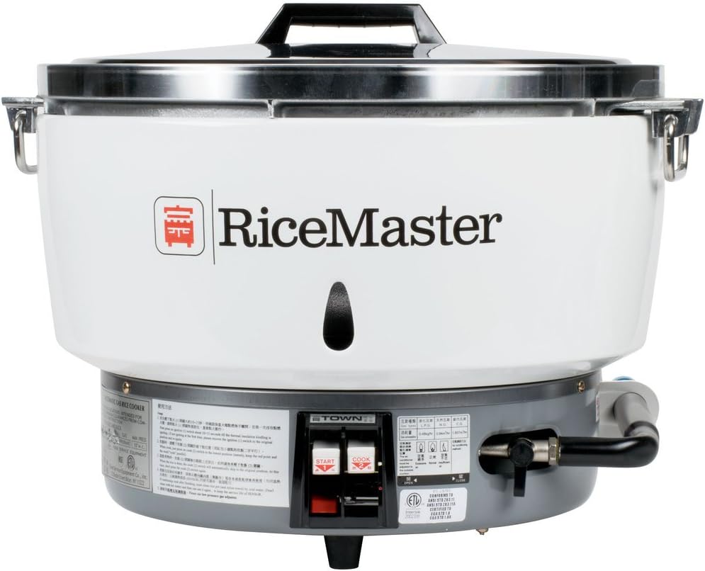 Town Food Service RM-55P-R 55 Cup RiceMaster Propane Rice Cooker